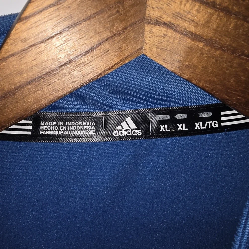 Adidas Minnesota Timberwolves Full Zip Track Jacket Mens XL NBA Blue Black